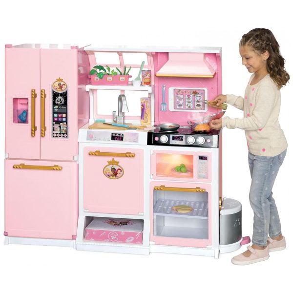 ectq9qrj6wk70b_0 jpg - Cozinha de Brinquedo Interativa com 35 Acessórios Estilo Princesa Disney, Rosa