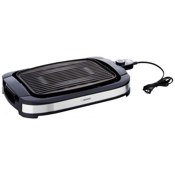 ectqa70aci800b_0 jpg - Churrasqueira Elétrica Grill com 4 Níveis de Temperatura, 1500W, 110v, ZOJIRUSHI EB DLC10, Prateado