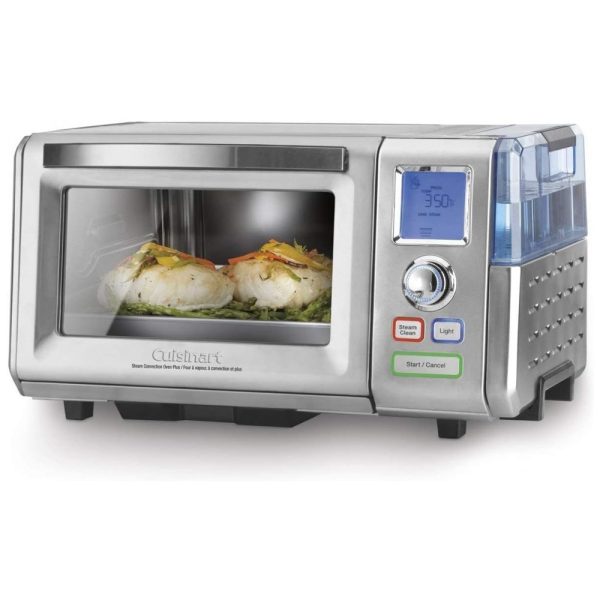 ectqaeyzox910b_0-1 jpg - Forno Elétrico a Vapor de Bancada com Controle de Temperatura e Temporizador, Aço Inoxidável, 110V 1800W, CUISINART CSO 300N, Prateado