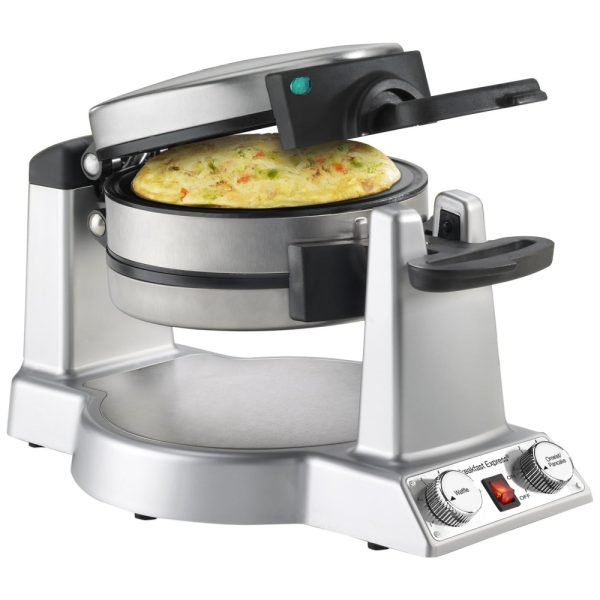 ectqagltiri10b_0 jpg - Máquina de fle Dupla Função, 110v, CUISINART WAF B50, Prateado