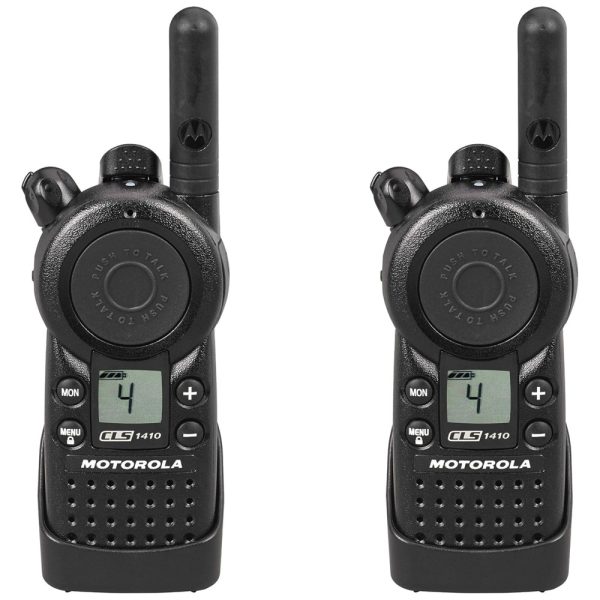 ectqakwvz0m00b_0 jpg - Rádio Comunicador Walkie Talkie Motorola CLS1410 Rádio Bidirecional Profissional, UHF de 4 Canais, Alcance de 8 km, 2 Unidades.