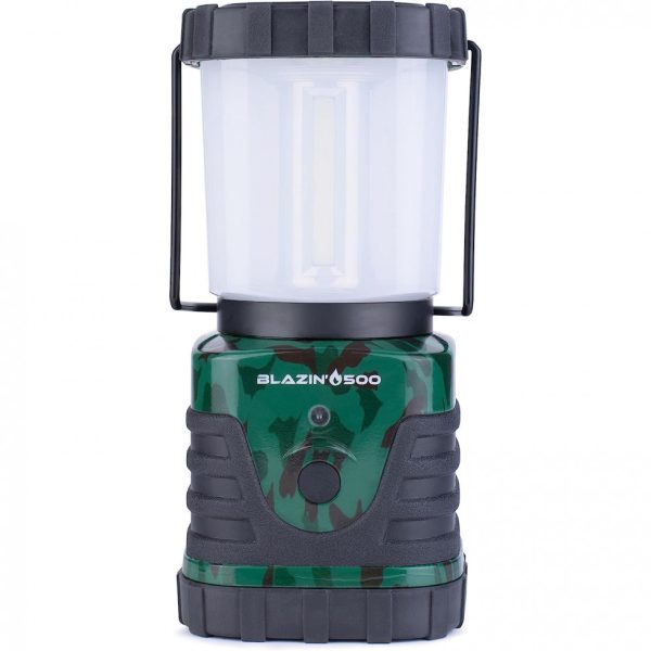 ectqasmpqu810b_0 jpg - Lanterna LED 500 Lúmens Mais Brilhante Ideal para Camping Bateria Dura Até 6 Dias, BLAZIN BISON, Verde Escuro