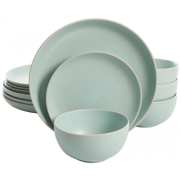 ectqb7d2vz570b_0 jpg - Aparelho de Jantar com 12 Peças em Cerâmica Serve 4 Pessoas, Gibson Home Rockaway, Teal