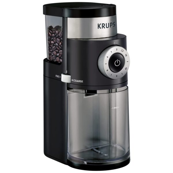 ectqbly226q70b_0 jpg - Moedor de Café Precisão, Gotejamento, Expresso, PourOver, ColdBrew, 12 Xícaras, KRUPS GX550850, Preto