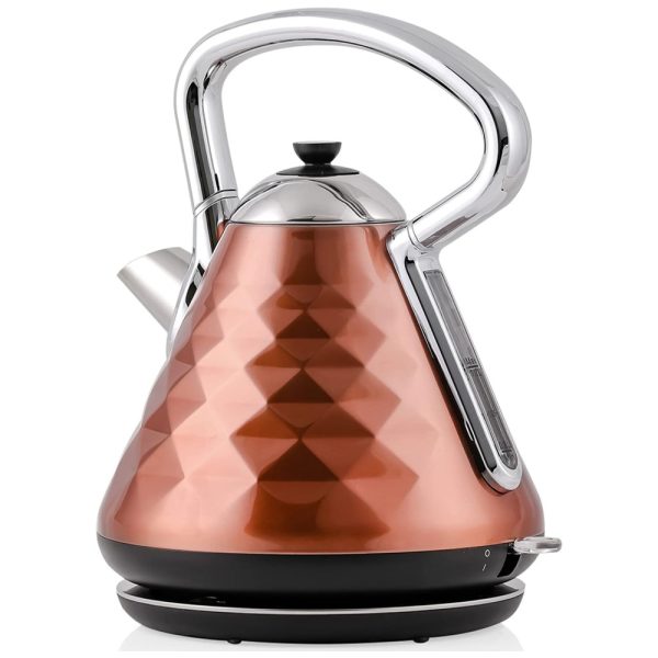 ectqbvz8mt280b_0 jpg - Chaleira Elétrica 1,7L com Desligamento Automático e Proteção Contra Fervura, 1500W, OVENTE, Cobre