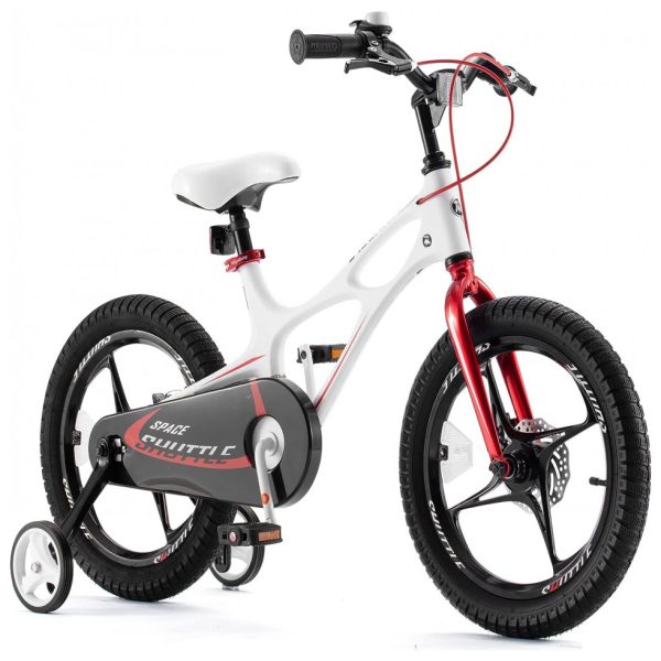 ectqc5lyjx970b_0-1 jpg - Bicicleta Infantil com Freio a Disco de Magnésio para 3 a 9 anos, Branca, ROYALBABY, Branco