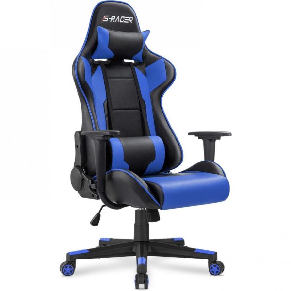 ectqc5z4ys180b_0 jpg - Homall Cadeira de Escritório Gamer Ergonômica e Ajustável com Apoio para Lombar, Rosa