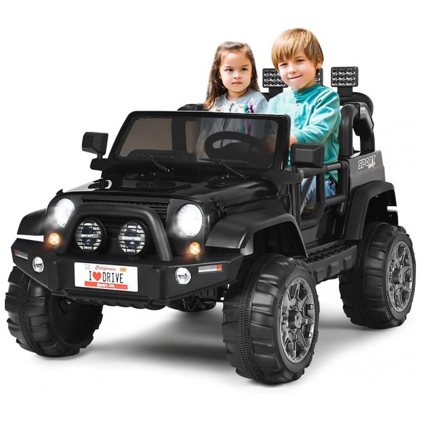 ectqcn4d3tf90b_0 jpg - Carro Elétrico Infantil Off Road a Bateria 12V com Luz LED, Músicas, Suspensão de Mola, 3 Velocidades, HONEY JOY, Branco