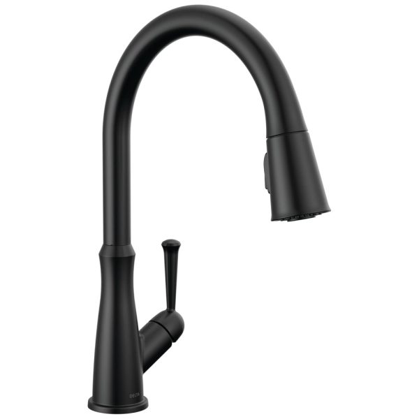 ectqd16xt16b0b_0 jpg - Torneira Cozinha com Pulverizador Pull Down de Ancoragem Magnética, Delta Westville 9110 BL DST, Preto Fosco