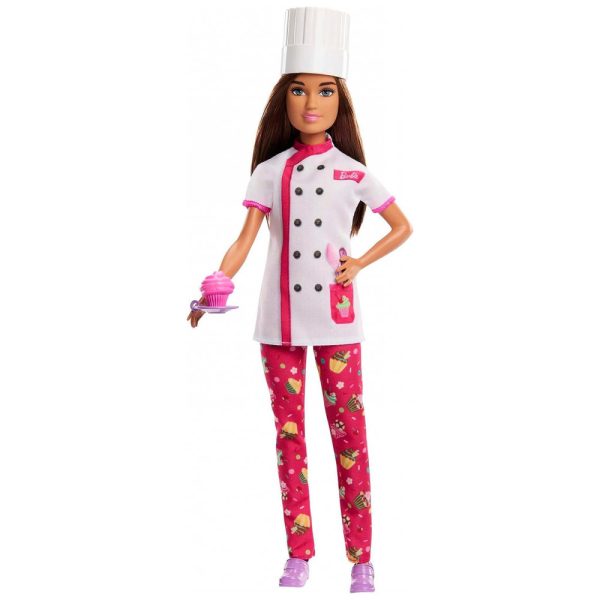 ectqd3r9tjlb0b_0-1 jpg - Boneca Barbie Confeiteira Profissional com Chapéu e Fatia de Bolo, Rosa