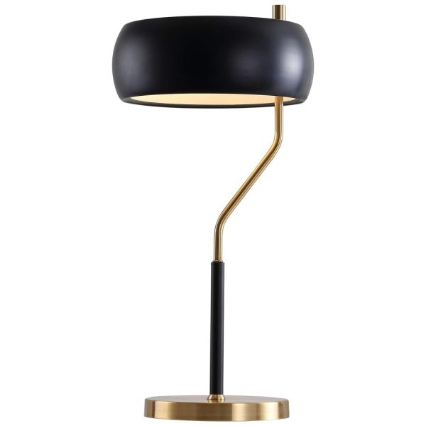 ectqdlpb49t70b_0 jpg - Abajur Luminária de Mesa, Estilo Contemporâneo e Minimalista com 57 cm de Altura para Quarto, Sala de Estar e Escritório, 110V 40W, JONATHAN Y, Preto e Dourado