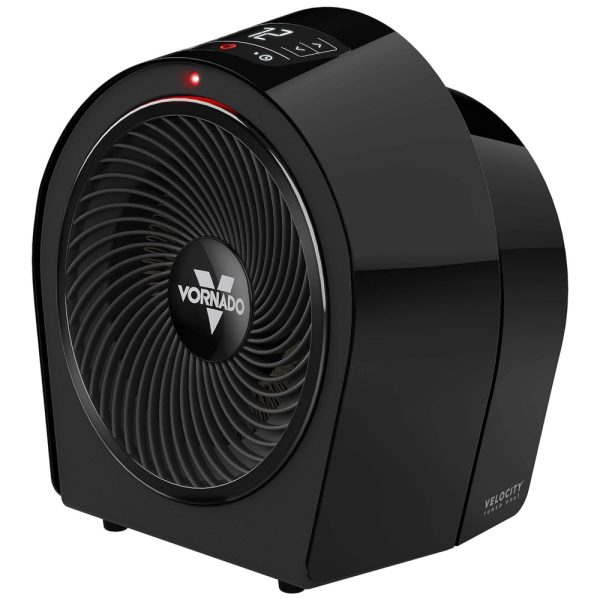 ectqdmjw93b80b_0 jpg - Aquecedor Elétrico de Ambiente com Temporizador e Termostato Ajustável, 110V 1500W, VORNADO Velocity 3R, Preto