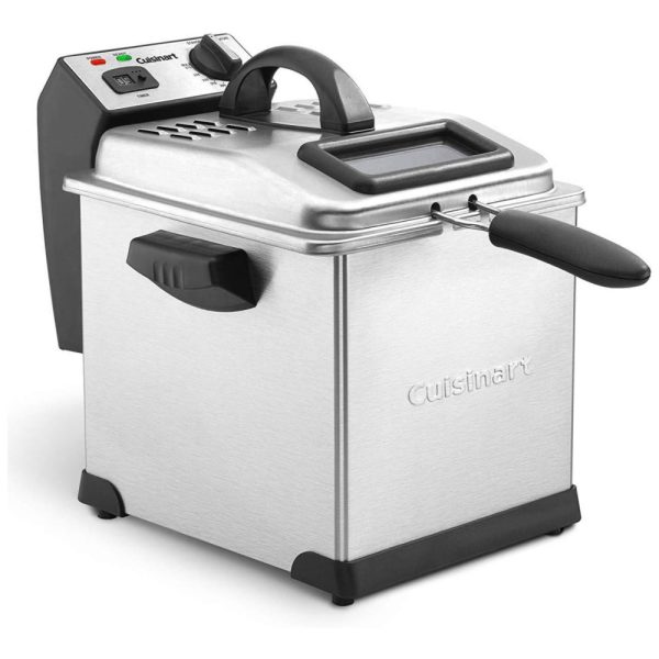 ectqe67cecj10b_0 jpg - Fritadeira Elétrica Dupla Profissional 3,4 Litros de Capacidade, Aço Inoxidável, 110V 1800W, Cuisinart CDF 170