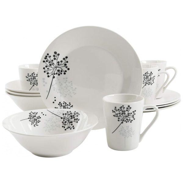 ectqeqew7ck00b_0 jpg - Aparelho de Jantar com 12 Peças em Porcelana, Serve 4 Pessoas, Gibson Home Netherwood, Branco