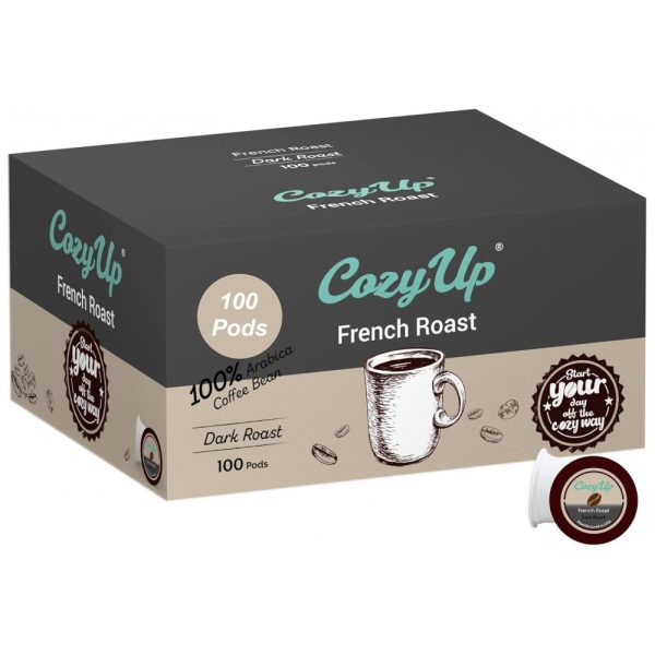 ectqf4t4kxh70b_0 jpg - Cápsulas de Café de Blend Torra Escura 100u, Keuring Kcup, COZY UP, Marrom