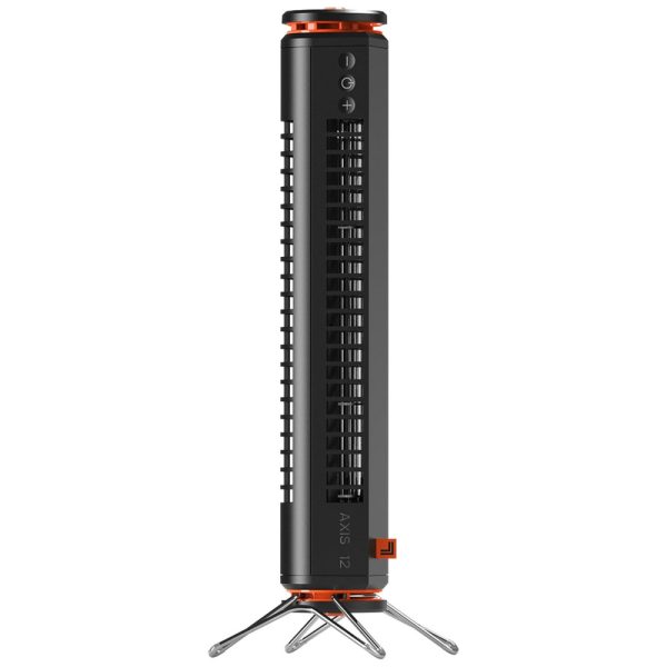 ectqfgq78w180b_0-2 jpg - Ventilador de Torre para Mesa, com USB, 110V 120W, Sharper AXIS 12, Preto