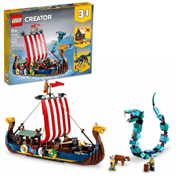 ectqfhpjhsx90b_0 jpg - LEGO 6379833 Kit de Construção Barco Viking com 1192 Peças para 9 Anos ou mais