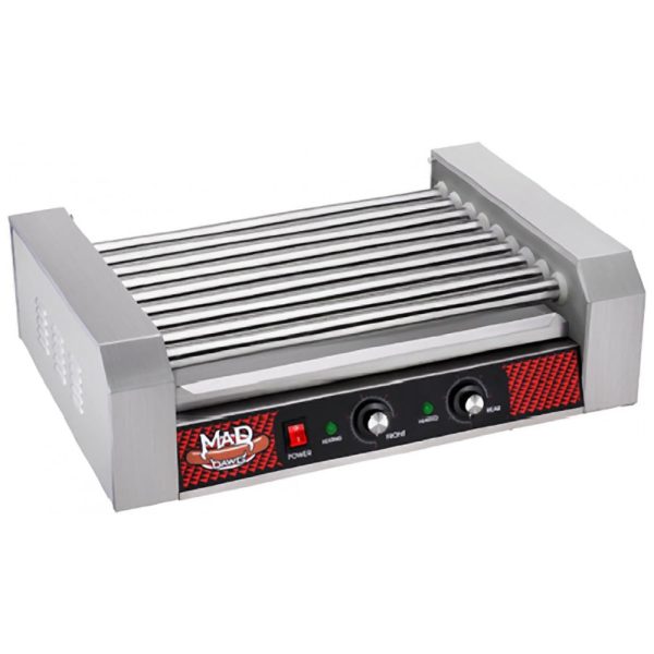 ectqg139ow500b_0 jpg - Máquina de Salsicha Profissional em Aço Inoxidável até 30 Unidades, 1650W, 110v, GREAT NORTHERN POPCORN COMPANY 4079 GNP Hotdog 9 Roll Machine, Prateado