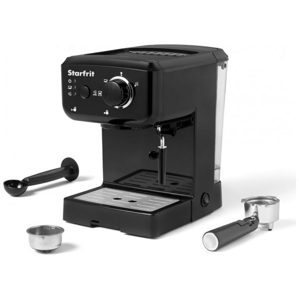 ectqgbn6wt890b_0 jpg - Cafeteira Elétrica Expresso Manual 2.5L 15 Bar de Aço Inoxidável, 1100W, 110v, STARFRIT 024005 001 0000, Preto