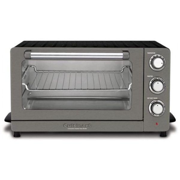 ectqghcndk770b_0 jpg - Forno Elétrico de Bancada com 8 Configurações em Aço Inoxidável, 1800W, 110v, CUISINART TOB 60N2BKS2, Cinza