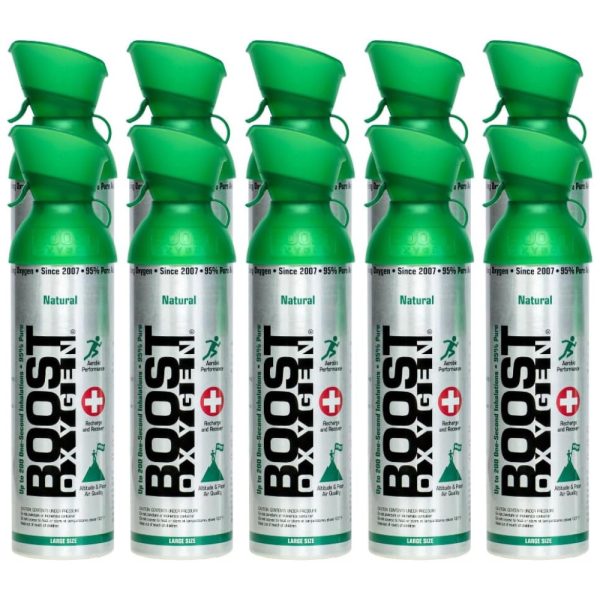 ectqgl82yxf10b_0-1 jpg - Boost Oxygen Grande Natural 10L Suporte Respiratório para Recuperação Aeróbica, Altitude, Desempenho e Saúde Pacote com 11 .