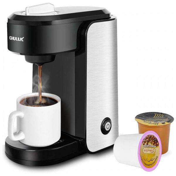 ectqgmqccz370b_0 jpg - Cafeteira Elétrica Expresso Manual 300mL, 1000W, 110v, CHULUX QF CM804, Prateado