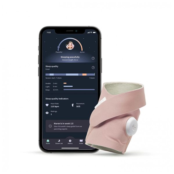 ectqgs8h2yq90b_0 jpg - Monitor Inteligente para Bebês Aprovado pela FDA, Monitore a Frequência Cardíaca e Oxigênio, Receba Notificações, Owlet, Rosa