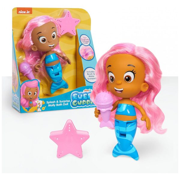 ectqh5d7qck70b_0 jpg - Boneca da Personagem Molly para Crianças de 3 Anos ou Mais, BUBBLE GUPPIES, Azul