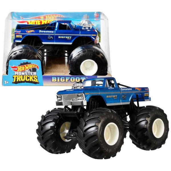 ectqh9qjw4r80b_0 jpg - Caminhão Monstro Escala 1 24 com Rodas Gigantes para Crianças Acima de 3 Anos, Hot Wheels