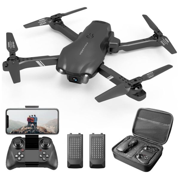 ectqhd2nvpk90b_0 jpg - Drone 1080P HD FPV para Crianças e Adultos com Funções de Ponto de Passagem, Retenção de Altitude, Inversões 3D e 2 Baterias, DRONEEYE, Preto