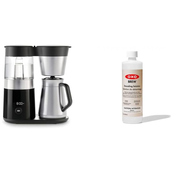 ectqhtypwvn90b_0 jpg - Cafeteira Elétrica 12 Xícaras com Jarra em Aço Inoxidável e Solução de Descalcificação, 110V, OXO, Preta