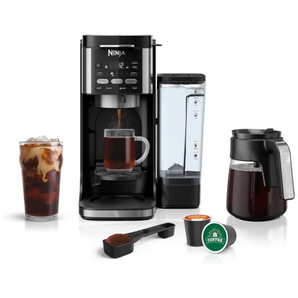 ectqhxykdx7c0b_0 jpg - Máquina de Café e Gelado Quente DualBrew de 12 xícaras, 110V 1550W, Ninja CFP101, Preta