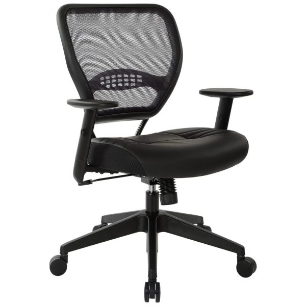ectqiozgwp000b_0-2 jpg - Cadeira de Escritório Ergonômica Giratória com Suporte Lombar e Altura Ajustáveis, SPACE SEATING 5700E, Preto