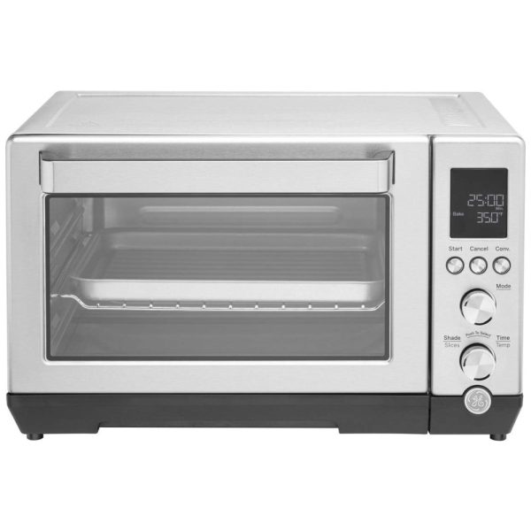 ectqjmkggwn80b_0 jpg - Forno Elétrico Programável com 7 Modos e Display LED, 110V 1500W, GE, Prata