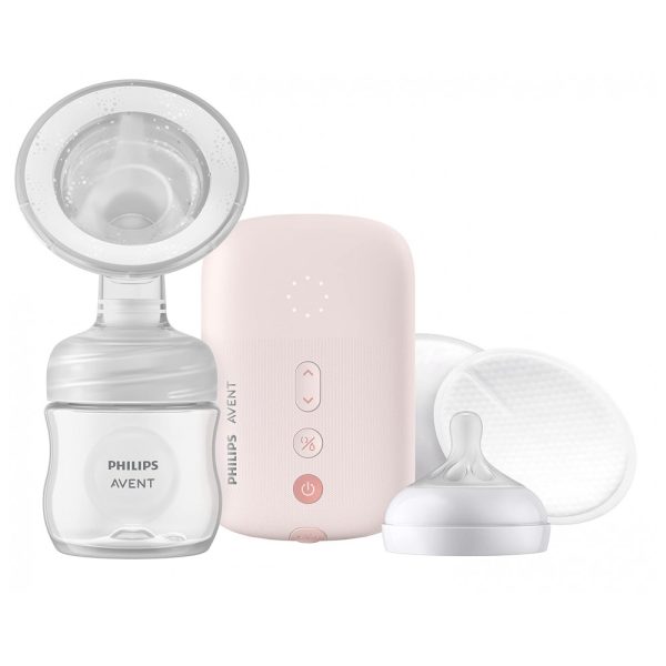 ectqk6c1sx590b_0 jpg - Bomba Tira Leite Elétrica com Tecnologia Sucção Natural com Bico, PHILIPS AVENT SCF391, 62, Rosa