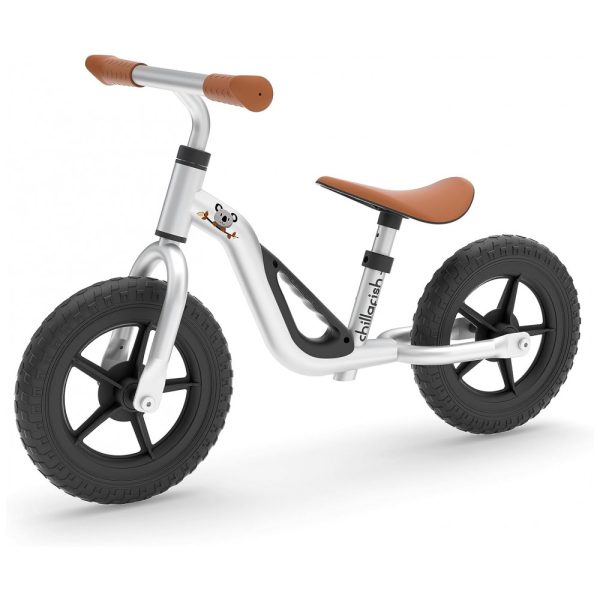 ectqk96zb9580b_0 jpg - Bicicleta sem Pedal para Crianças de 2 a 5 Anos com Assento e Guidão Ajustáveis, Chillafish, Prata