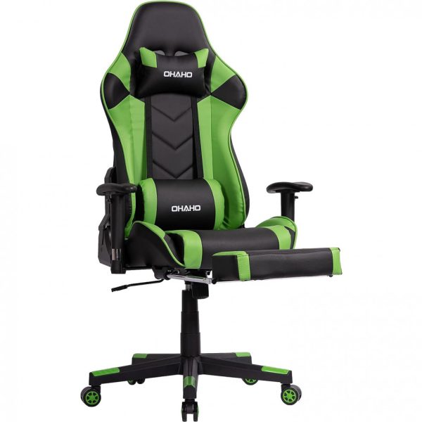 ectqk9gyqbm70b_0 jpg - Cadeira Gamer Ergonômica Giratória Ajustável com Apoio para os Pés, e, OHAHO, Azul