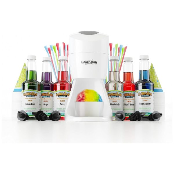 ectqkqvqdn870b_0 jpg - S900A Máquina de Raspadinha com Cone e 6 Sabores de Xaropes, 110v, HAWAIIAN SHAVED ICE, Branco