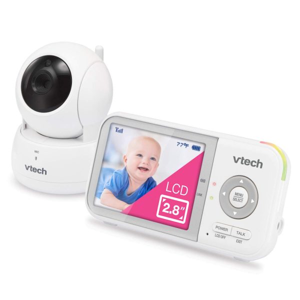 ectqkr3yzdv80b_0 jpg - Babá Eletrônica Alcance 90 m2, Monitor 270 com Sensor de Temperatura, Canções e Modo de Economia de Energia, VTECH VM923, Branco