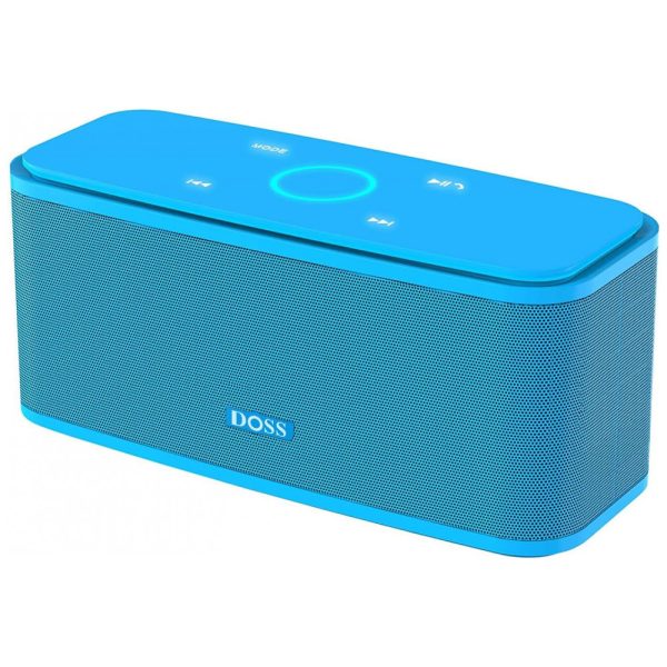 ectqku4vprc10b_0 jpg - DOSS Caixa de Som Bluetooth sem Fio Portátil à Prova dÁgua IPX5, 12W, até 20H, Azul