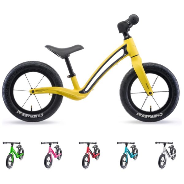 ectqkxdjj3390b_0 jpg - AIRO Bicicleta Infantil com Design para Fácil Equilíbrio, 2 anos, Amarela, HORNIT, Amarelo