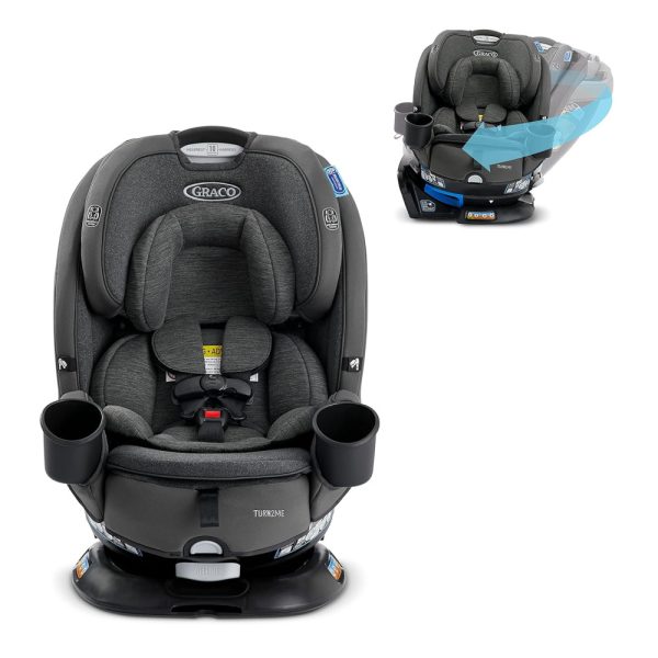 ectql1hg1dr90b_0 jpg - Cadeira de Bebe para Carro 3 em 1 com Rotação de 360 , Reforço de Encosto Alto, para Recém Nascidos e Crianças de Até 45kg, Graco Turn2Me, Cinza