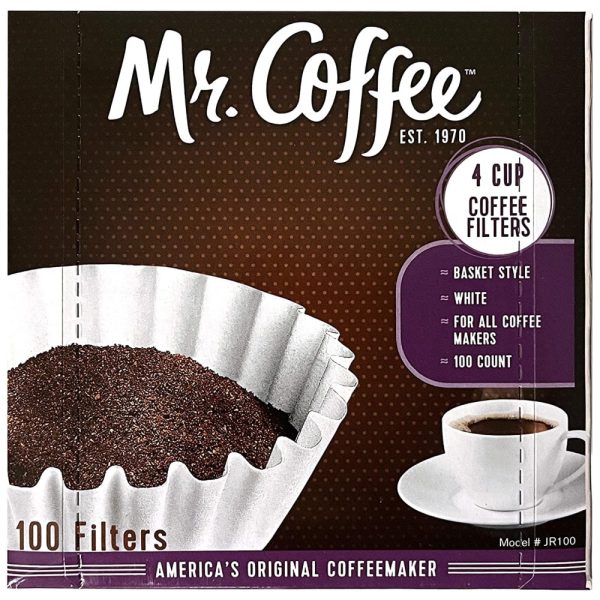 ectqmcggrw470b_0-1 jpg - Conjunto de 100 Filtros de Café para 4 xícaras Aproveite o sabor autêntico do seu café caracteres 76 Mr. Coffee