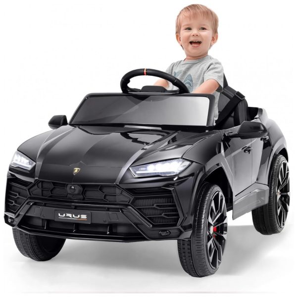 ectqmgtxrqbb0b_0 jpg - Carro Elétrico Infantil a Bateria 12V Recarregável com Controle Remoto, USB. AUX e MP3, Kimbosmart, Preto