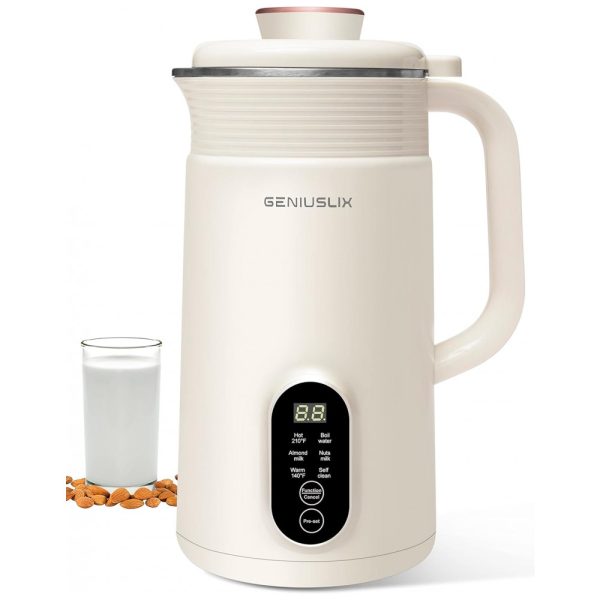 ectqmktp9nbb0b_0 jpg - Máquina de Leite Vegetal 700mL com Limpeza Automática e Controle de Temperatura, Geniuslix, Branca