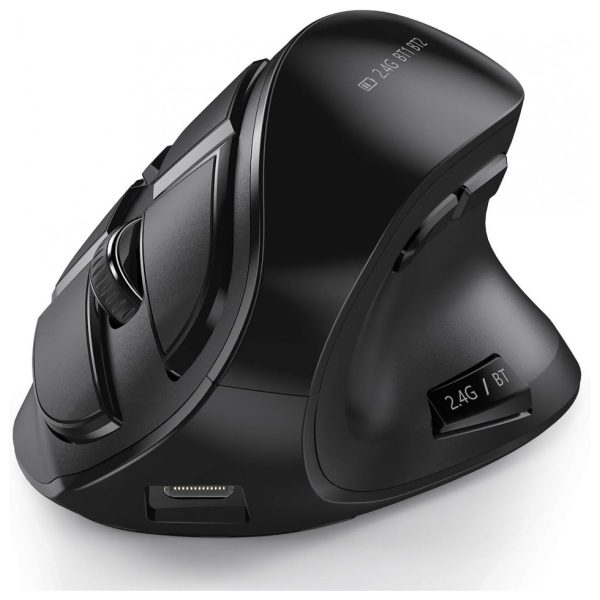 ectqn6p7m81b0b_0 jpg - Mouse Ergonômico Vertical Óptico sem Fio Reduz a Tensão do Pulso, SEENDA, Preto