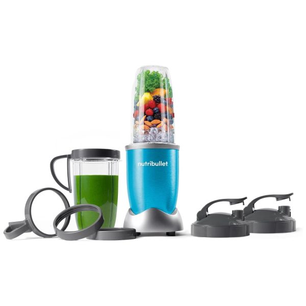 ectqncv96xs70b_0 jpg - Liquidificador para Vitaminas com 13 Acessórios, 110V 900W, NUTRIBULLET NB9 1301T, Azul