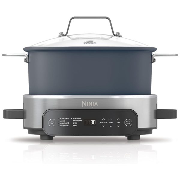 ectqpf67phdc0b_0-1 jpg - Panela Elétrica 6 Litros 8 em 1 Substitui 10 Ferramentas de Cozinha, 110V 1400W, Ninja MC1101, Azul