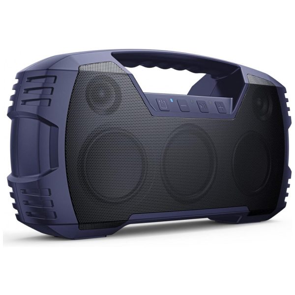 ectqpzkljdw90b_0-2 jpg - Caixa de Som Bluetooth Portatil a Prova d IPX7 com 32H de Reprodução e Microfone Embutido, HOUL ZALLEE E86, Azul Escuro