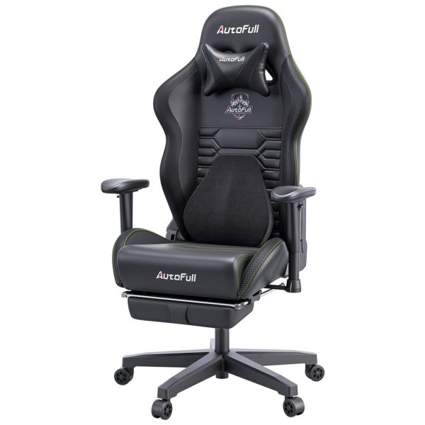 ectqqc8std290b_0-1 jpg - Cadeira de Escritório Gamer Reclinável e Ergonômica com Apoio de Braço Ajustável, AUTOFULL AF083DPJA, CB, Preto